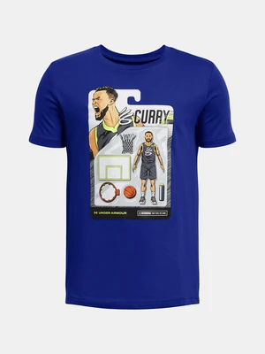 Under Armour T-Shirt Curry Animated Tee 1-BLU - Boys