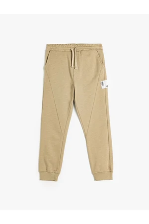 Koton Jogger Sweatpants Tied Waist Raised Cotton