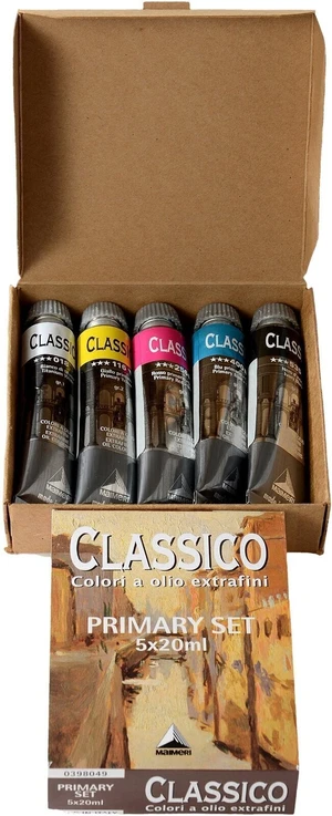 Maimeri Classico Set di colori ad olio 5 x 20 ml