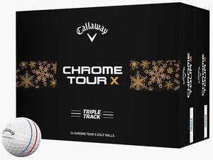 Callaway Chrome Tour X White Triple Track Balles de golf