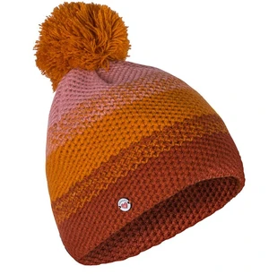 Girl's hat with pompom Hannah OLA JR honey ginger