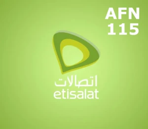 Etisalat 115 AFN Mobile Top-up AF