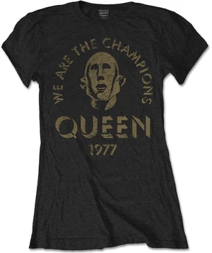 Queen Camiseta de manga corta We Are The Champions Womens Black 2XL