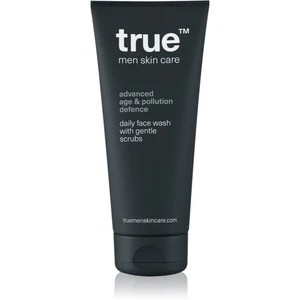 true men skin care Daily face wash with gentle scrubs exfoliačný čistiaci gél pre mužov 200 ml