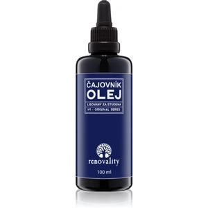 Renovality Original Series Čajovník olej lisovaný za studena pleťový olej pre zrelú pleť 100 ml