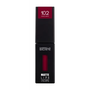 Gabriella Salvete Matte Lips 4,5 ml rtěnka pro ženy 102 Cherry Berry tekutá rtěnka