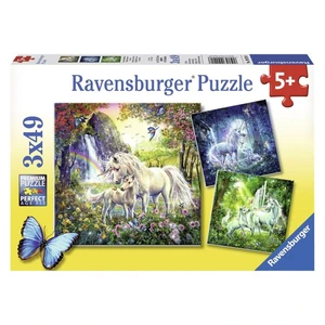 Ravensburger Krásní Jednorožci 3 x 49 dílků