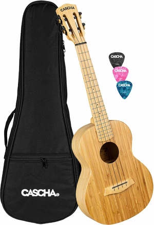 Cascha HH 2314 Bamboo Ukulele tenore Natural