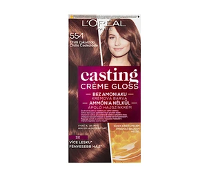 Přeliv bez amoniaku Loréal Casting Créme Gloss - 554 chilli čokoláda - L’Oréal Paris + dárek zdarma