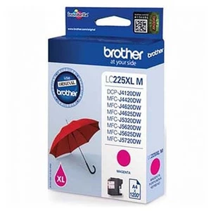 Brother LC-225XLM purpurová (magenta) originálna cartridge