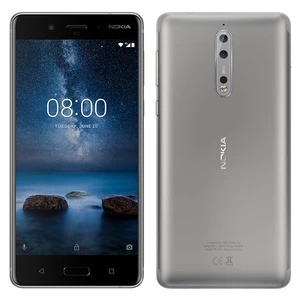 Nokia 8, Dual SIM, 64GB | Steel, C osztály - használt, 12 hónap garancia