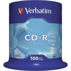 CD-R 80 700 MB Verbatim 43411 100 ks vřeteno