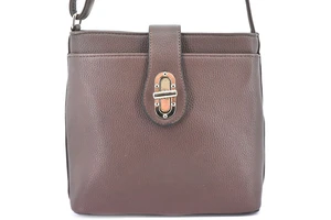 Dámská kabelka crossbody - tmavě hnědá