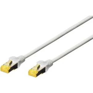 Síťový kabel RJ45 Digitus DK-1644-A-300, CAT 6A, S/FTP, 30.00 m, šedá