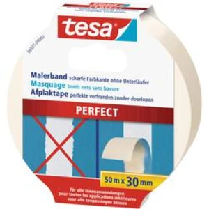 Krepová lepicí páska tesa PERFECT 56531-00000-00, (d x š) 50 m x 30 mm, kaučuk, béžová, 1 ks