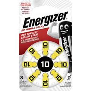 Knoflíková baterie ZA10, Energizer PR70, zinek-vzduch, vhodné do naslouchátek, 8 ks