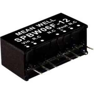 DC/DC měnič napětí, modul Mean Well SPBW06F-12, 500 mA, 6 W, Počet výstupů 1 x