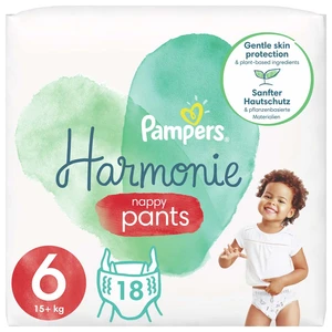 PAMPERS HARMONIE PANTS VEĽKOSŤ 6, 18KS 15+KG