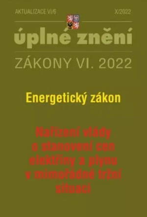 Aktualizace VI/6 2022 Energetický zákon