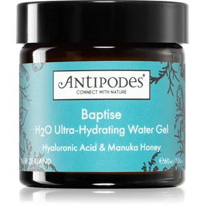 Antipodes Baptise H₂O Ultra-Hydrating Water Gel ľahký hydratačný gélový krém na tvár 60 ml