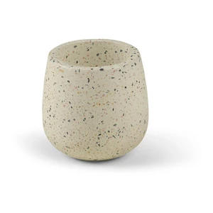 Biely kvetináč Bonami Selection Terrazzo, ø 15 cm