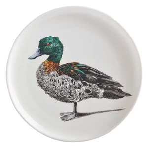 Biely porcelánový tanier Maxwell & Williams Marini Ferlazzo Duck, ø 20 cm