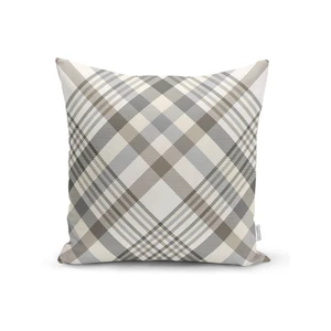 Sivo-béžová dekoratívna obliečka na vankúš Minimalist Cushion Covers Flannel, 45 x 45 cm