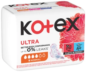 KOTEX vložky Ultra Normal single 8 ks