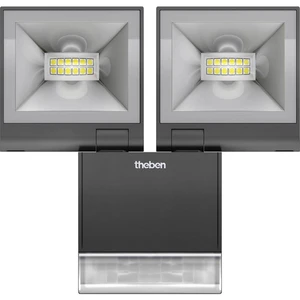 Theben theLeda S20 BK 1020924 LED vonkajšie osvetlenie s PIR senzorom  20 W biela