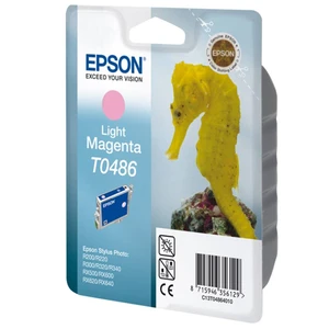 Epson Ink T0486 originál  svetlá purpurová C13T04864010