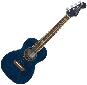 Fender Dhani Harrison Uke WN Sapphire Blue Transparent Tenorové ukulele