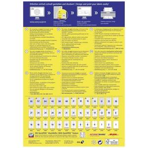 Avery-Zweckform 3421 etikety 70 x 25.4 mm papier  biela 3300 ks permanentné univerzálne etikety atrament, laser, kópie 1