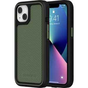 Griffin Survivor All-Terrain Earth Case zadný kryt na mobil Apple IPhone 13 papraďová zelená, čierna