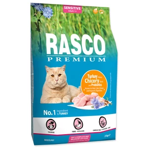 Rasco Premium Cat Sensitive, Turkey, Chicory, Root Lactic acid bacteria 2kg