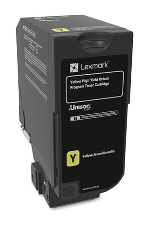 Lexmark 74C0H40 žltý (yellow) originálny toner