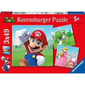 Ravensburger Puzzle Super Mario 3 x 49 dílků