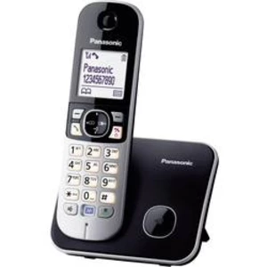 Bezdrátový analogový telefon Panasonic KX-TG6811, černá, stříbrná