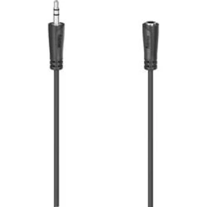 Jack audio prodlužovací kabel Hama 00205120, 3 m, černá