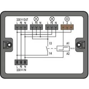 Rozvodný box WAGO 16 A, 250 V, černá, 1 ks