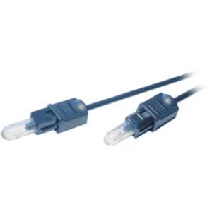 Toslink digitální audio kabel SpeaKa Professional SP-7869808, [1x Toslink zástrčka (ODT) - 1x Toslink zástrčka (ODT)], 1.00 m, černá