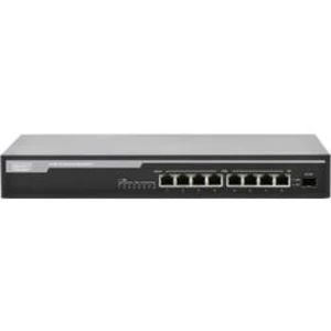 Síťový switch Digitus, DN-95341, 8 + 1 port, 1 GBit/s, funkce PoE