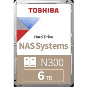 Interní pevný disk 8,9 cm (3,5") Toshiba N300 HDWN160UZSVA, 6 TB, Bulk, SATA III