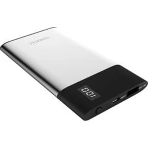 Powerbanka Terratec P40 Slim, Li-Pol 4000 mAh, černostříbrná