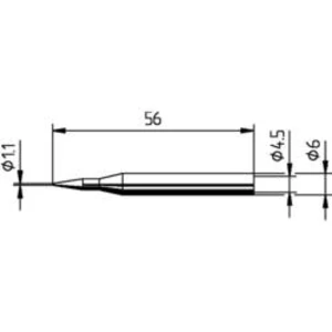 Tužkový pájecí hrot Ersa 0162BD/SB 0162BD, Velikost hrotů 1.10 mm, 1 ks