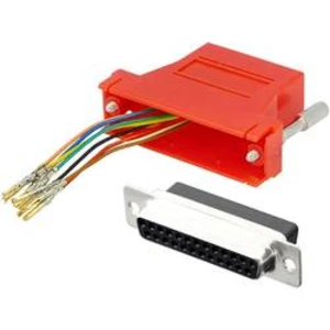 D-SUB adaptér D-SUB zásuvka 25pólová - RJ45 zásuvka 8p8c encitech DA25-SMJ8-K-R-RC 1 ks