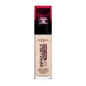 L´Oréal Paris Infallible 32H Fresh Wear SPF25 30 ml make-up pre ženy 200 Natural Linen na veľmi suchú pleť