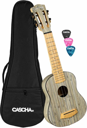 Cascha HH 2315 Bamboo Grafit Sopránové ukulele