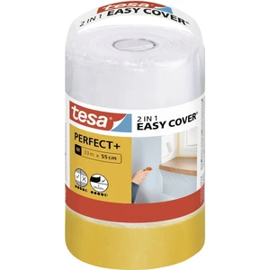 tesa Easy Cover Perfect+ 56593-00000-00 krycia fólia  žltá, priehľadná (d x š) 33 m x 550 mm 1 sada