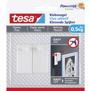 tesa 77772 tesa® lepiaci klinec  biela Množstvo: 2 ks