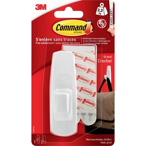 3M  Veľký univerzálny háčik Command ™ (d x š x v) 98 x 32 x 22 mm biela Množstvo: 1 ks